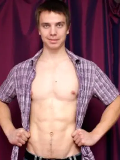 Brunette Young Man Angel Zoom.