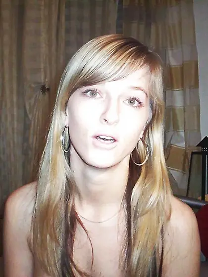 Teen Claudia having fun with herself