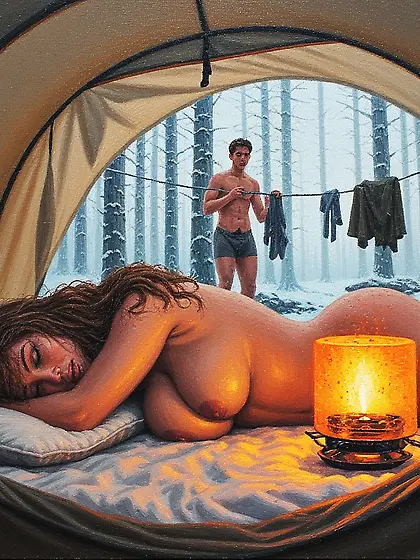 An interesting Hike with Mom turned cozy