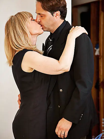 Nina Hartley takes her seductive black dress off and fucks in ny