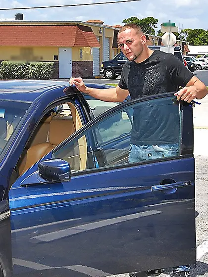 Carmen Michaels gets off her sexy clothes and gets her wet pussy