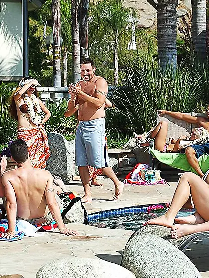 It is on the nudist beach where the busty chick Brittney Skye pa