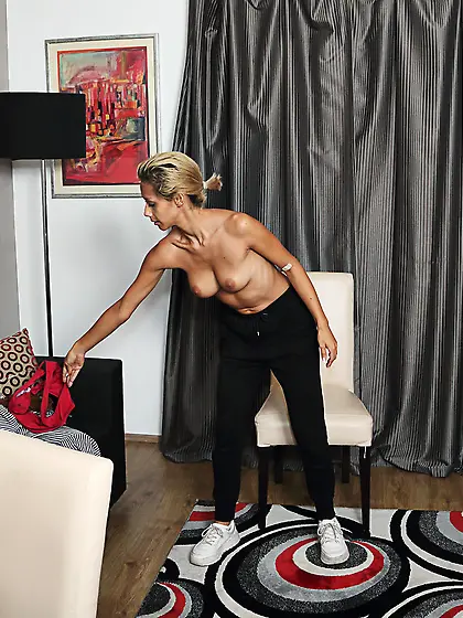 Veronica Leal enjoys a solo session