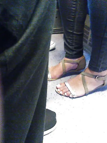 Beautiful soles in public
