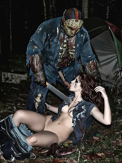 Jason Voorhees Gets Head In The Woods