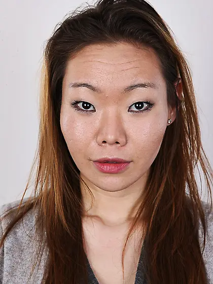 Long-haired asian bitch sexy