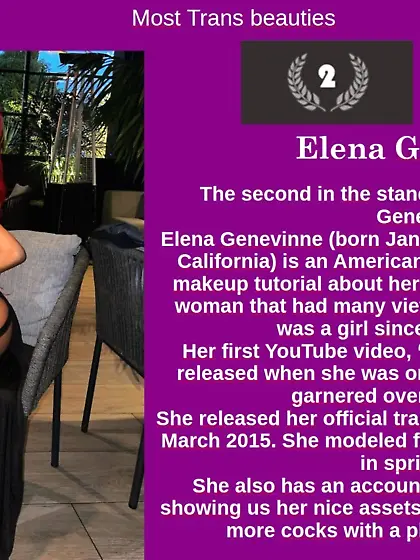 2th Pornstar amateur category : Elena GENEVINNE