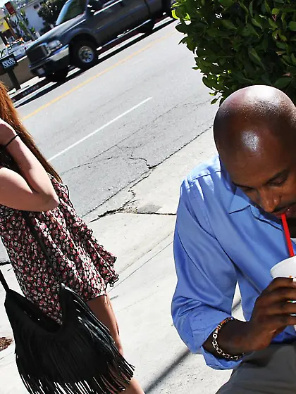 Pretty small titted bimbo Giselle Leon is fucking black stick he