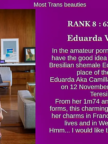 8th Pornstar amateur category : Eduarda VIEIRA