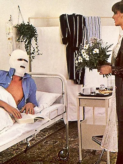 Ginger teen ponytail sucking