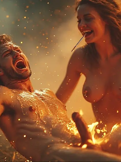 Sexy Women Lighting their Men Up!