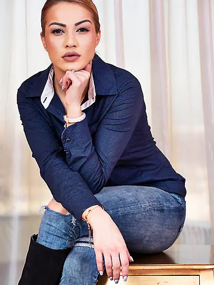 Small tits serbian blonde gets fucked rough...