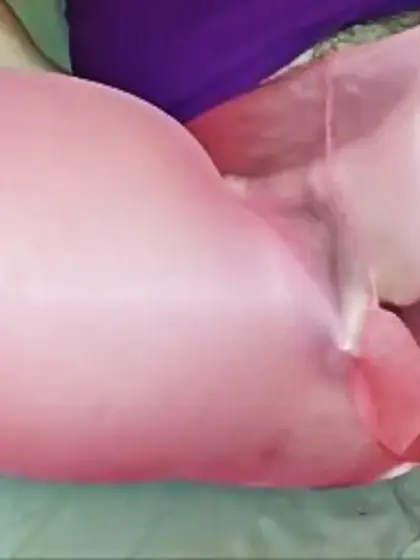 Fingering Pussy in Pantyhose Leggings