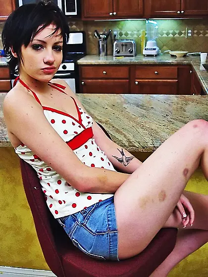 Attractive teen whore slender