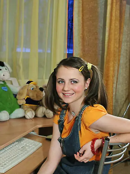 Shy Stunning Teen