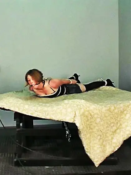 Short-haired woman pierced nipples