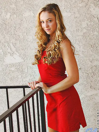 Cristal Matthews strips her slutty red dress off and teases us w