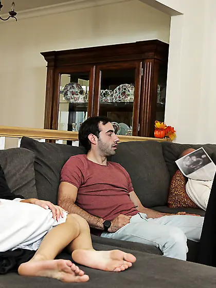 Teasers with tight bodies are going to screw their new brother