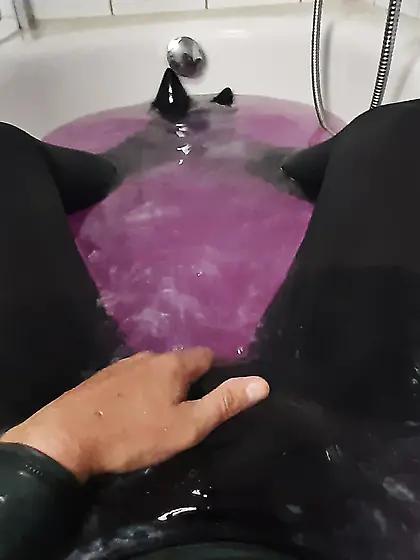 Franzi loves to be slimed