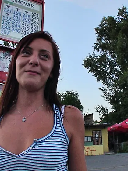 Beautiful brunette teen teeny