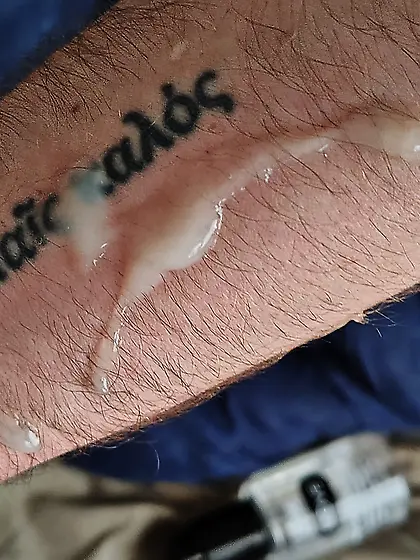 me (and my man's fresh cum)