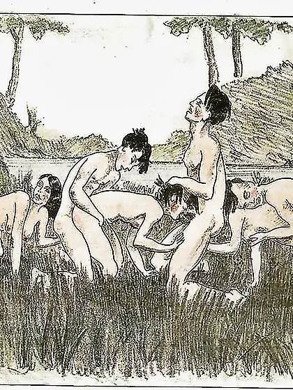 Them. Drawn Porn Art 16 - Naturist Camp c.