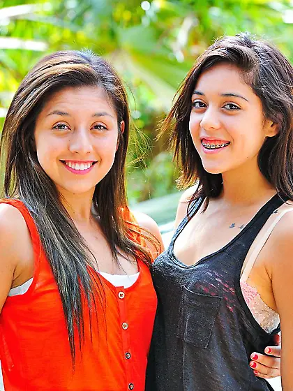 Brunette teen cuties Cortney FTV and Sophie FTV know how to make