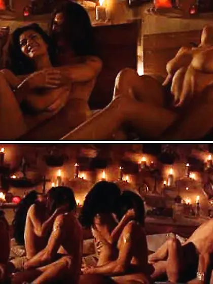 Salma Hayek nude collage