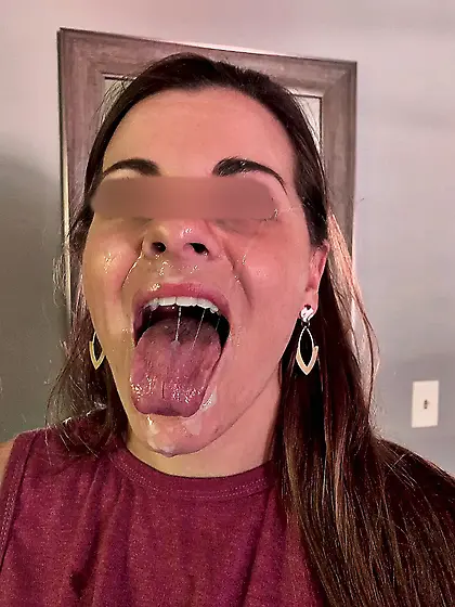 Cum Covered Wife