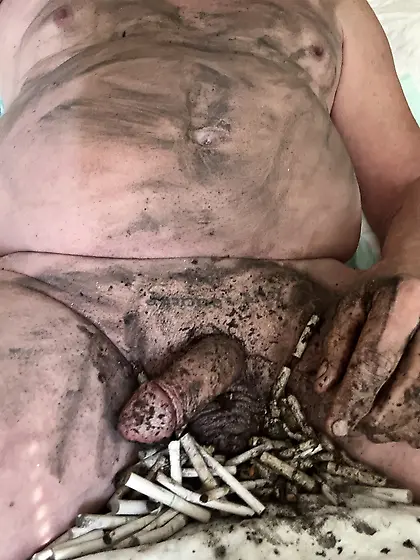 Submissive sissy faggot ashtray and toilet.