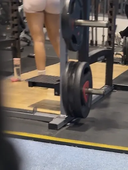 Teen gym chav FAT ASS