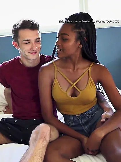 Slim big tits ebony