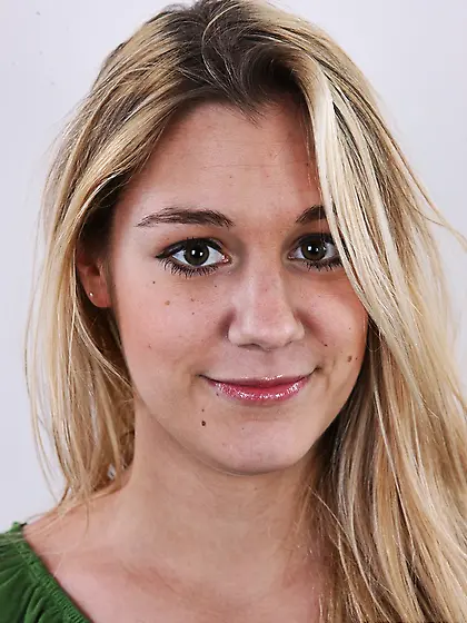 Sweet smiling blonde small