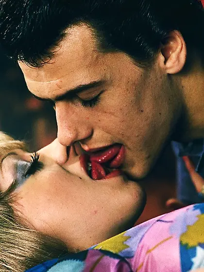 Beautiful blonde alluring body