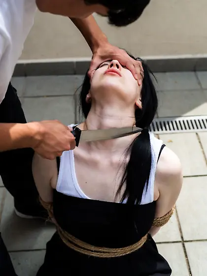 Billie Eilish at the mercy of the butcher