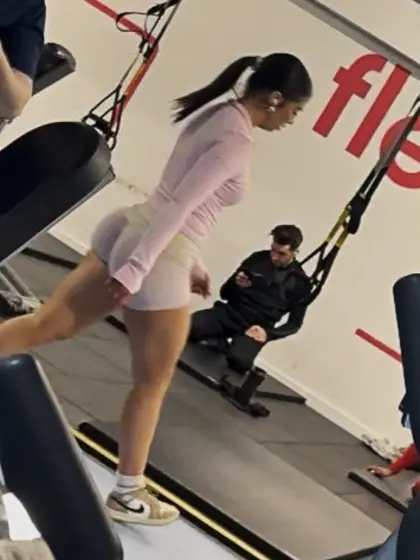 Teen gym chav FAT ASS