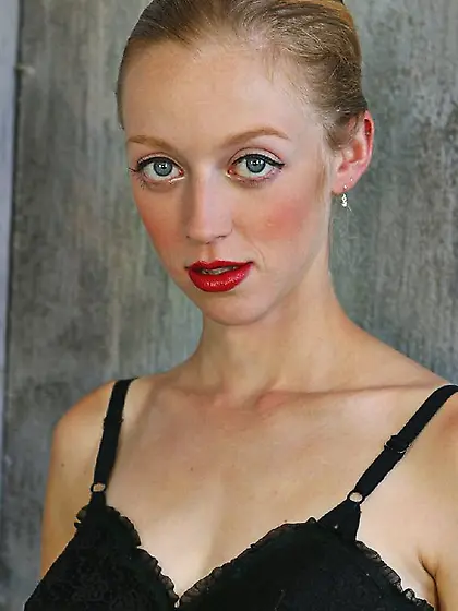 Slim hot blonde