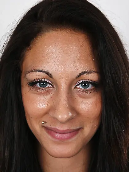 Model beautiful brunette