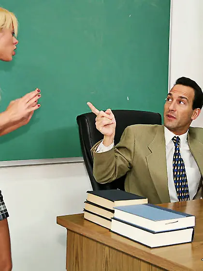 Blonde school girl fucked