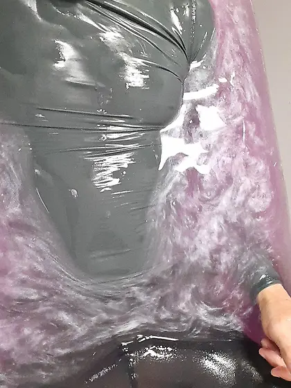 Franzi loves to be slimed