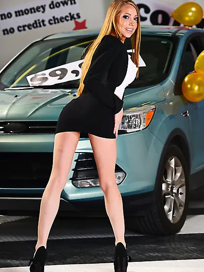 Alluring lady with big boobies gets used by a well hung porn act