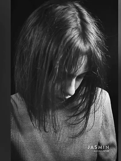 Latin green eyes girl