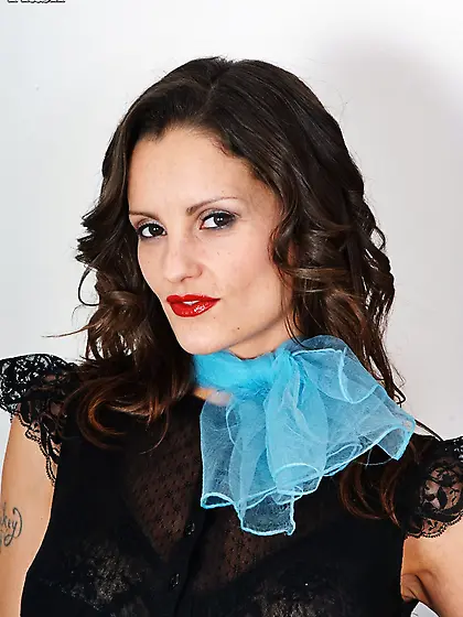 Nylon stockings huge tits