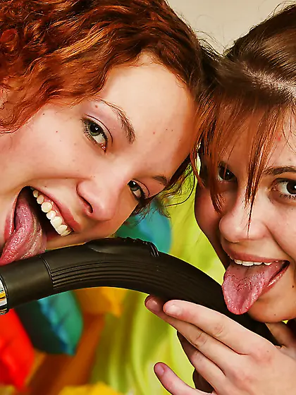 Tiny lesbian girlfriend