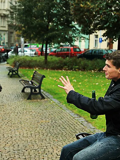 Sandra has just broke