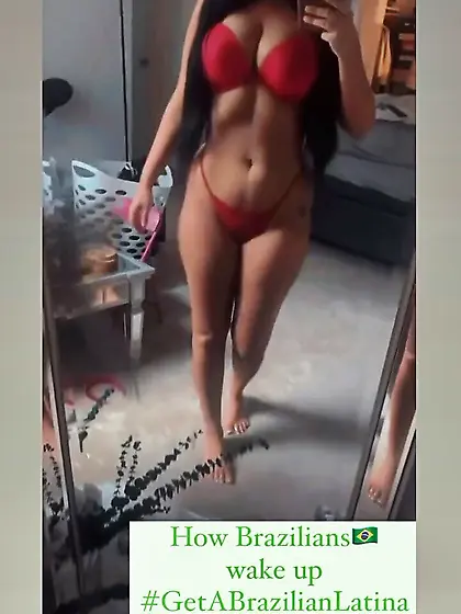 Huge Tits Big Ass Latina Slut Thong Tease