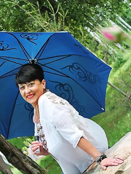 White mature big tits