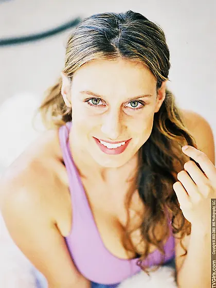 Paulina Presley takes her clothes off in front of the camera and