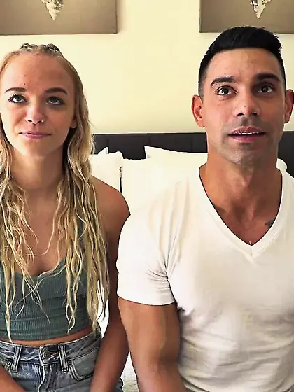 Blonde sweetheart cunny dominated