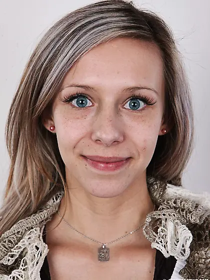 Stacked blonde girl with big juggs looks...